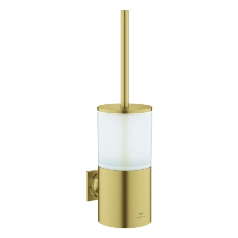 Grohe WC-Bürstengarnitur Allure 40340_1 Wandmontage cool sunrise gebürstet, 382 x 99 x 133 mm, Farbe cool sunrise Bild 1