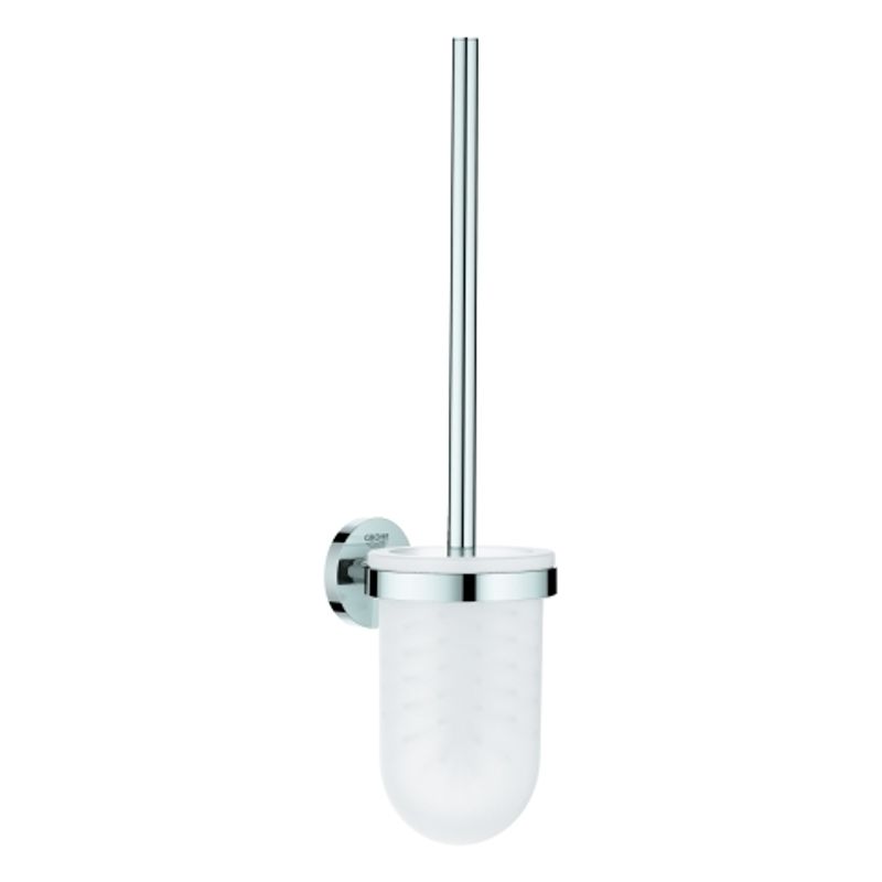 Grohe Toilettenbürstengarnitur Metall / Glas, Wandmontage, verchromt, 398 x 121 mm, Farbe chrom Bild 1