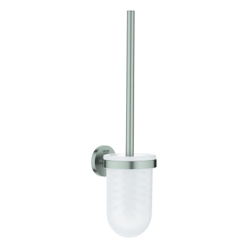 Grohe Toilettenbürstengrt. Essentials 40374_1 Wandmontage supersteel, 398 x 210 x 121 mm, Farbe Edelstahl Bild 1