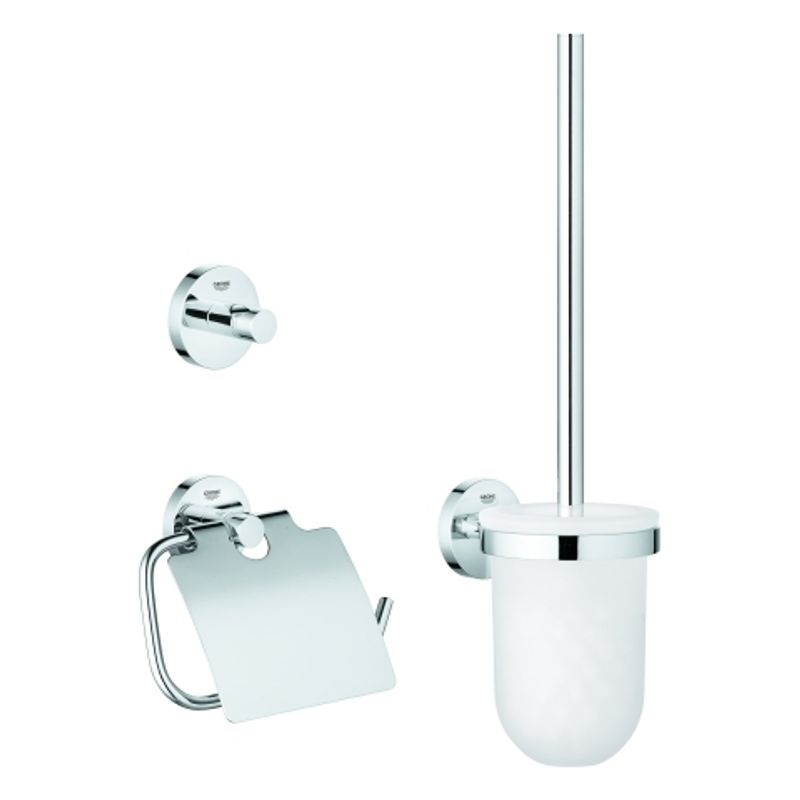 Grohe WC-Set 3-in-1 Essentials 40407_1, 135 mm, Farbe chrom Bild 1