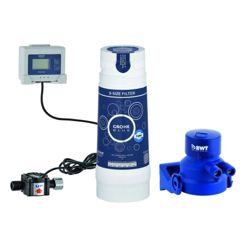 Grohe Filter und Filterkopf Red 40438_1, für stark kalkhaltiges Wasser, Farbe rot Bild 1