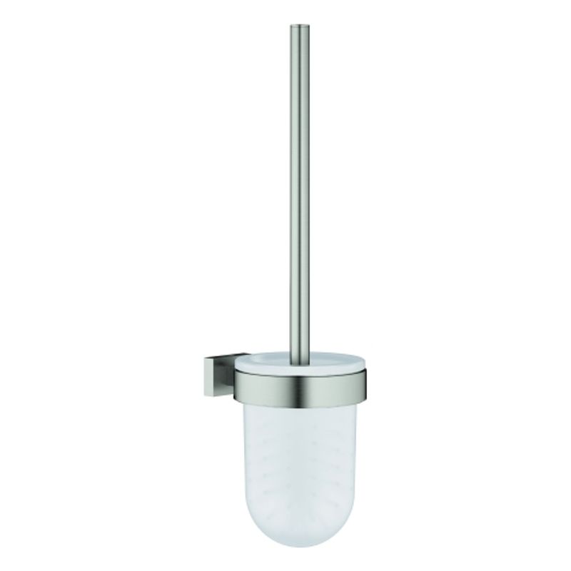 Grohe WC-Bürstengarnitur Essentials Cube 40513_1 Wandmontage Metall supersteel, 375 x 125 mm, Farbe Edelstahl Bild 1