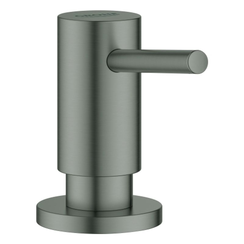 Grohe Seifenspender Cosmopolitan 40535 Vorratsbehaelter 0,4 l hard graphite geb, 74 x 45 x 253 mm, Farbe hard graphite Bild 1