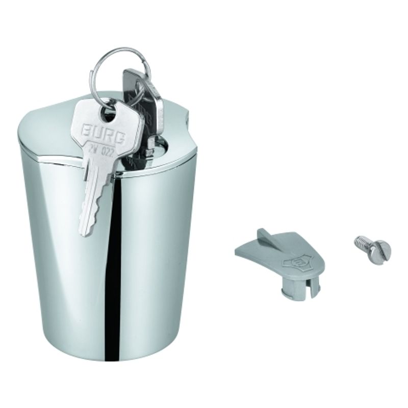 Grohe Griff 41000 abschliessbar, für Eurotec Aussenventile, Farbe silberfarben Bild 1