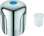Grohe Griff Markierung blau, für Eurotec Aussenventile, Farbe silberfarben Bild 1