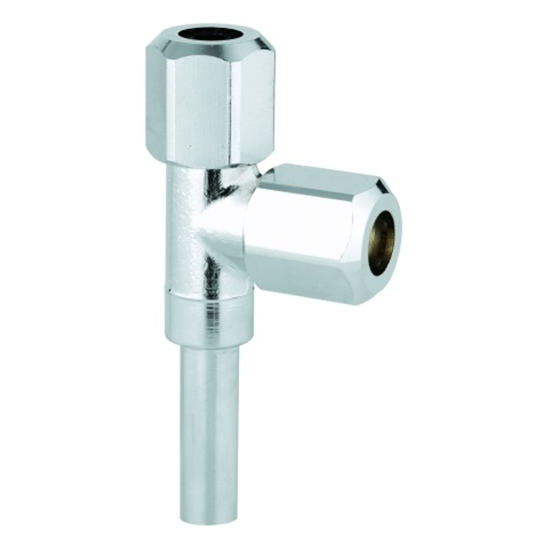 Grohe WAS-T-Abzweigstück für Eckventile, DN 10, Farbe silberfarben Bild 1