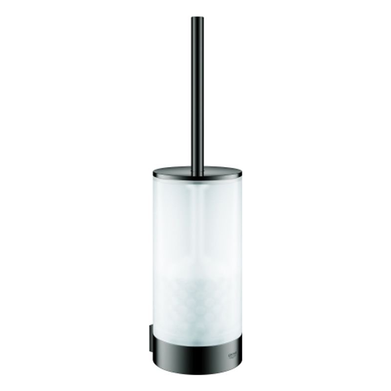 Grohe WC-Bürstengarnitur Selection 41076 Glas /, 383 x 100 x 108 mm, Farbe hard graphite Bild 1
