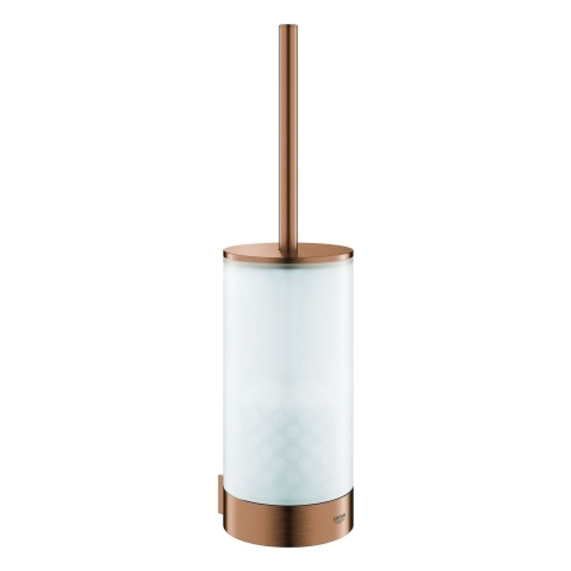 Grohe WC-Bürstengarnitur Selection 41076 Glas / warm sunset gebürstet, 383 x 100 x 108 mm, Farbe warm sunset Bild 1