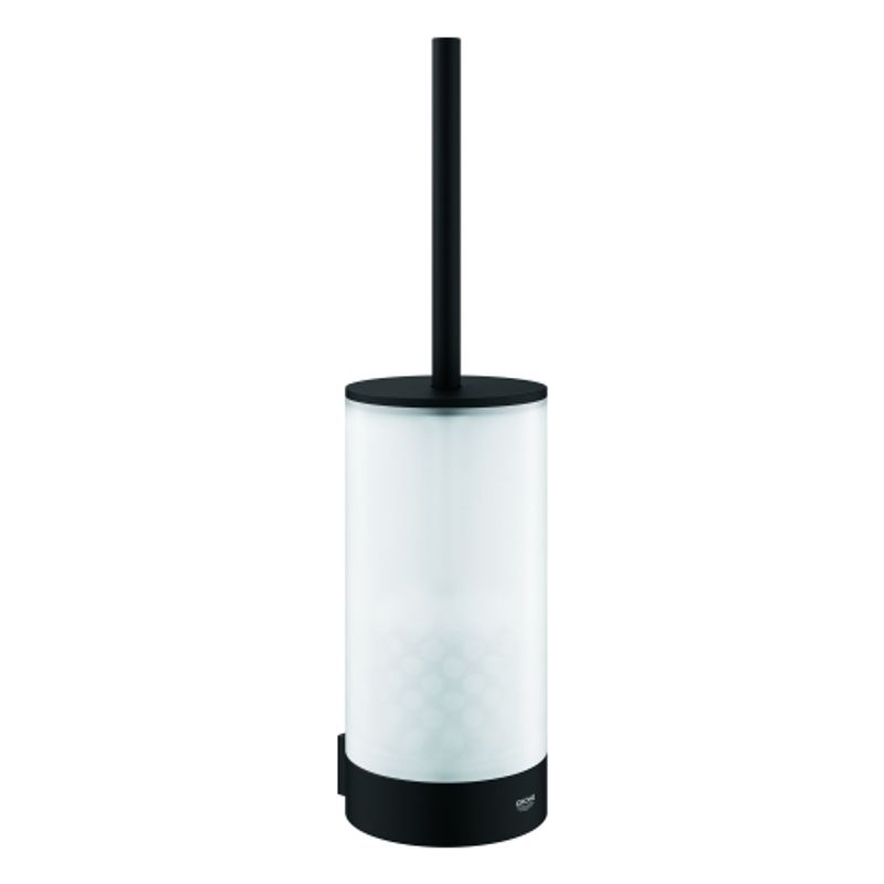 Grohe WC-Bürstengarnitur Selection 41215 Wandmontage phantom black, 383 x 100 x 108 mm, Farbe schwarz Bild 1