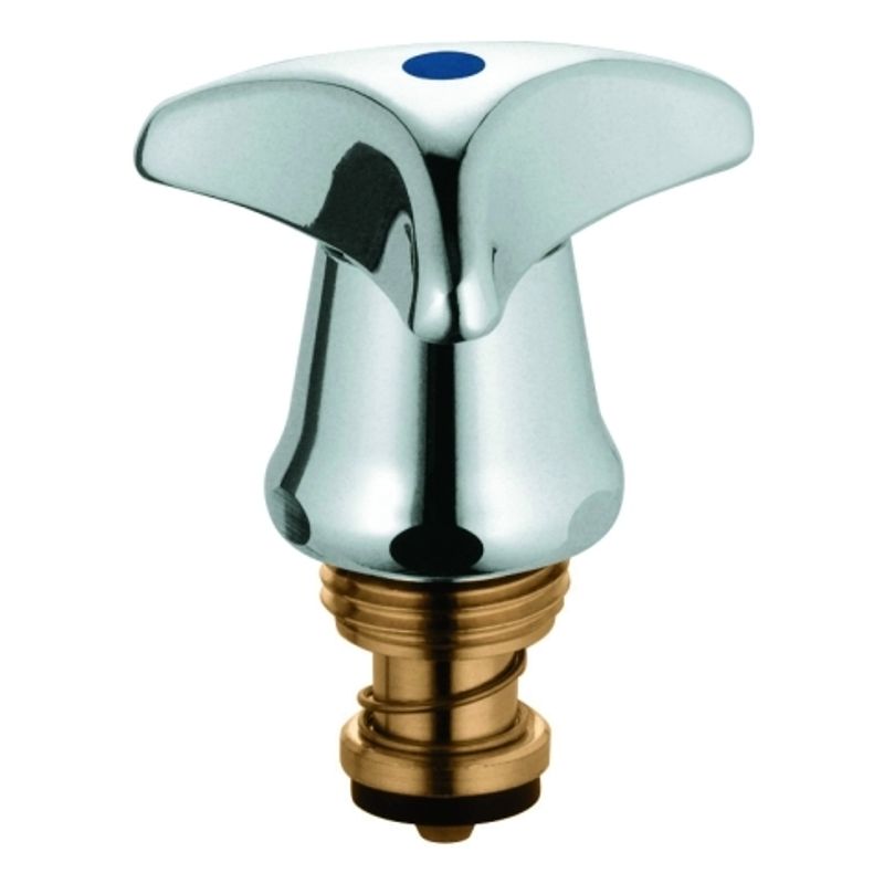 Grohe Oberteil Trecorn, mit Rückflussverhinderer, DN 15, Farbe silberfarben Bild 1