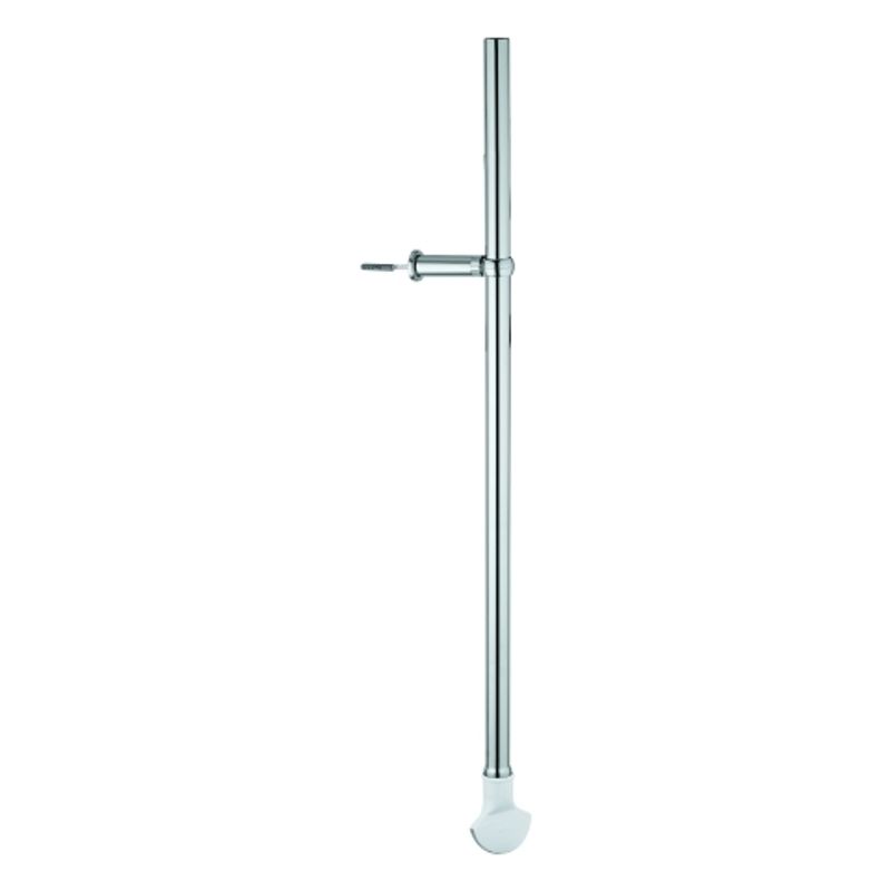 Grohe Spülrohrgarnitur komplett für Hock-WC, zu WC-Drucksp.Rondo A.S, Länge: 850 mm, Farbe silberfarben Bild 1