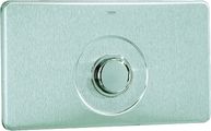 Grohe Platte und Druckknopf edelstahl, Farbe silber Bild 1