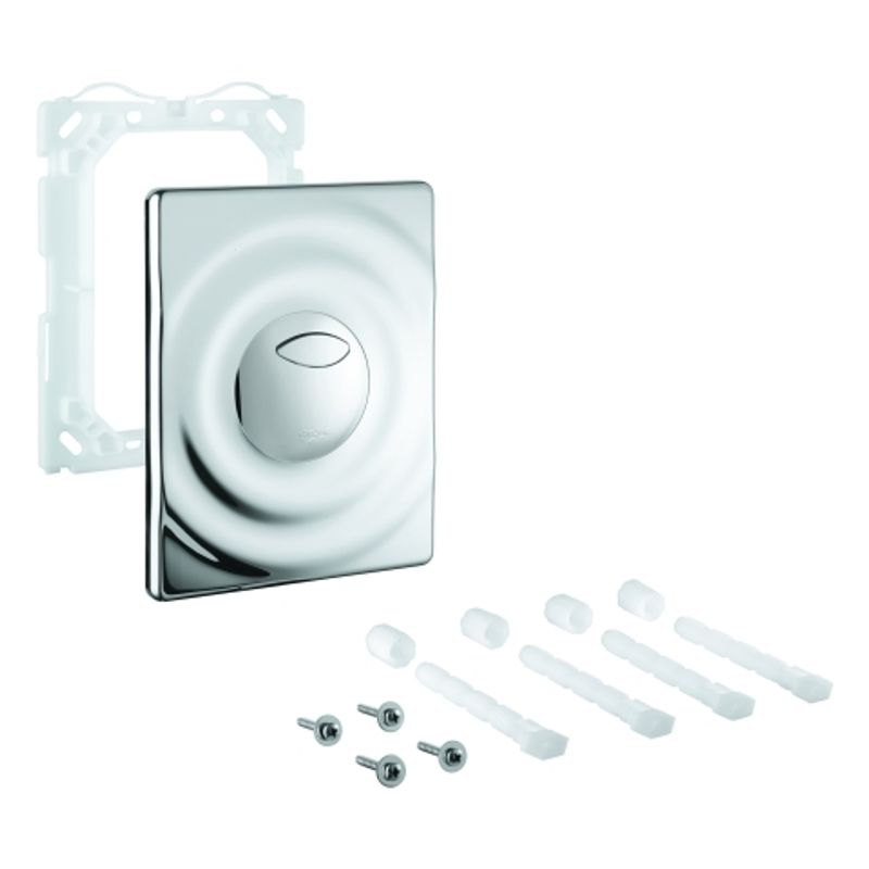 Grohe WC-Betätigung Surf chrom WC-Betätigung, Farbe silberfarben Bild 1