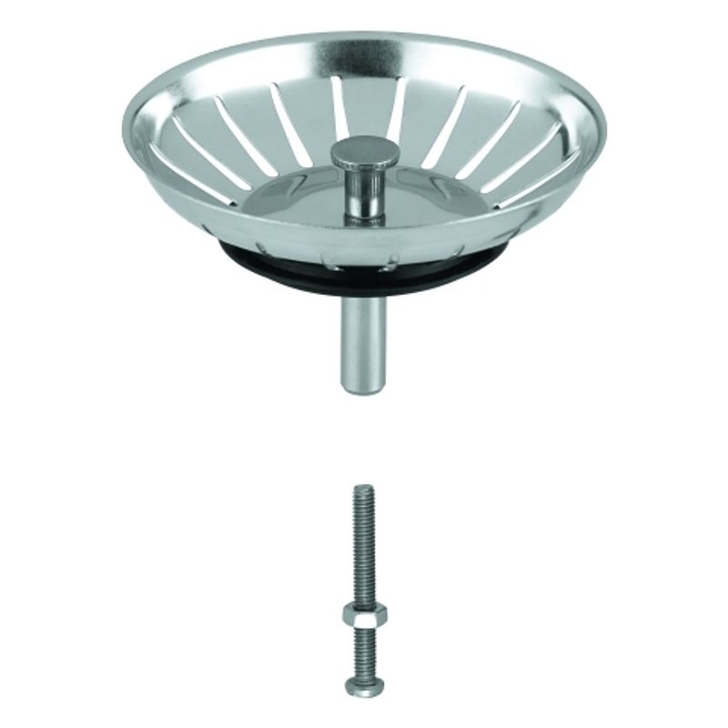 Grohe Stopfen 42576, für Küchenspüle, Farbe silberfarben Bild 1