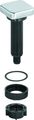 Grohe Drehgriff 42586, für Küchenspülen, Farbe silberfarben Bild 1
