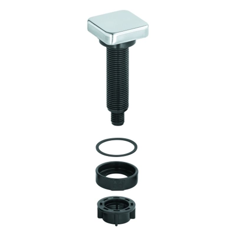 Grohe Drehgriff 42586, für Küchenspülen, Farbe silberfarben Bild 1