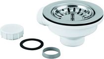 Grohe Ablaufgarnitur 42589_1, für Einbauspülen, 79 mm, Farbe Edelstahl Bild 1