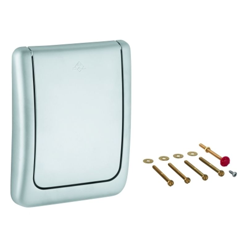 Grohe Abdeckplatte Classic 43177 komplett, Farbe silberfarben Bild 1