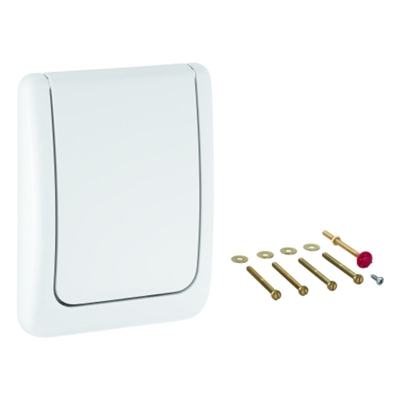 Grohe Abdeckplatte Classic 43177 komplett, Farbe weiß Bild 1