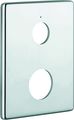 Grohe Abdeckplatte, für Eurodisc SE UP Brausebatterie, Farbe silberfarben Bild 1