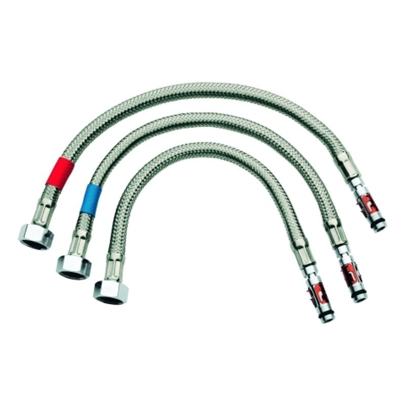 Grohe Anschlussschlauchset Eurodisc SE Selbstschluss-Br-Therm, Farbe silberfarben Bild 1