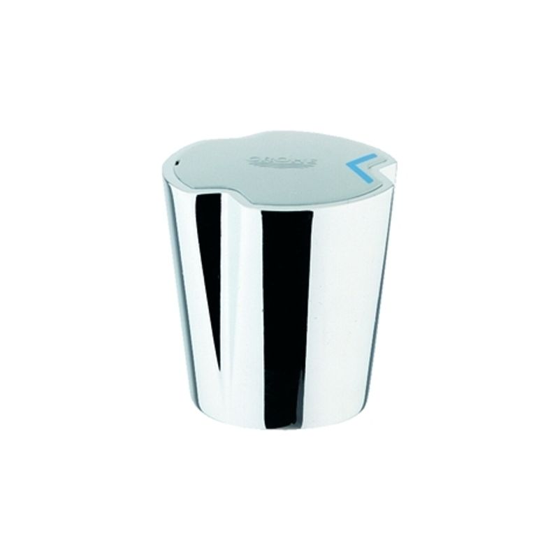 Grohe Metallgriff 1/2" waermeisoliert verschraubbar Markierung, Farbe blau Bild 1