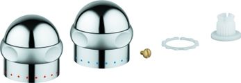 Grohe Griff, für Sentosa, 1/2", Markierung blau / rot, chrom, Farbe silberfarben Bild 1