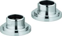 Grohe Rosette für Atrio 3-Loch Waschtisch / Bidetbatterie, Farbe silberfarben Bild 1