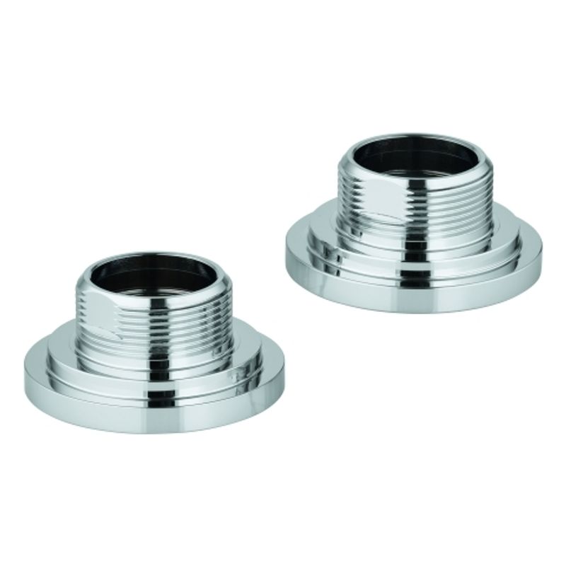 Grohe Rosette für Atrio 3-Loch Waschtisch / Bidetbatterie, Farbe silberfarben Bild 1
