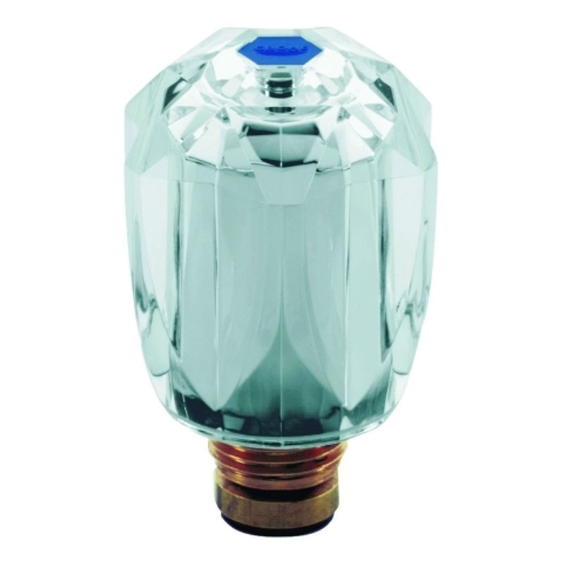 Grohe Oberteil 1/2" Brillant-Griff kalt, Farbe silberfarben Bild 1