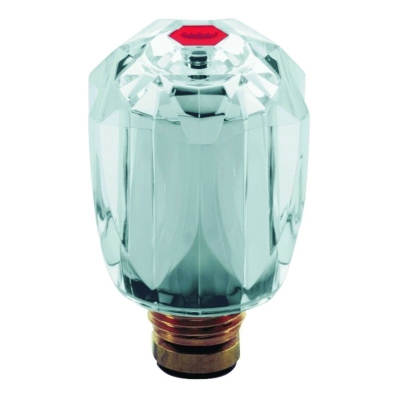 Grohe Oberteil 1/2" Brillant-Griff warm, Farbe silberfarben Bild 1