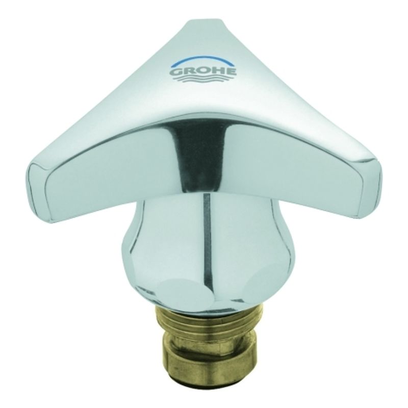 Grohe Oberteil 3/8", mit Trecorn-Griff kalt, Farbe silberfarben Bild 1