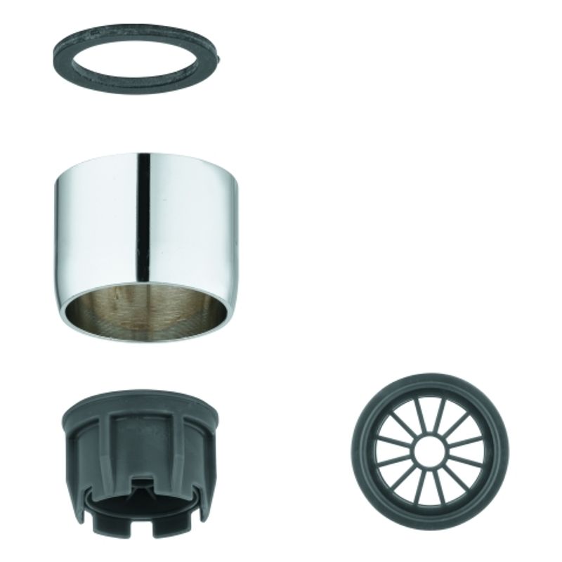 Grohe Strahlregler, für offene Warmwasserbereiter M22 x 1, Farbe silberfarben Bild 1