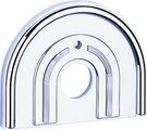 Grohe Rosette für Wannen Einhandmischer FMS, Chiara, weiss / gold, 235 x 181 mm, Farbe grau Bild 1