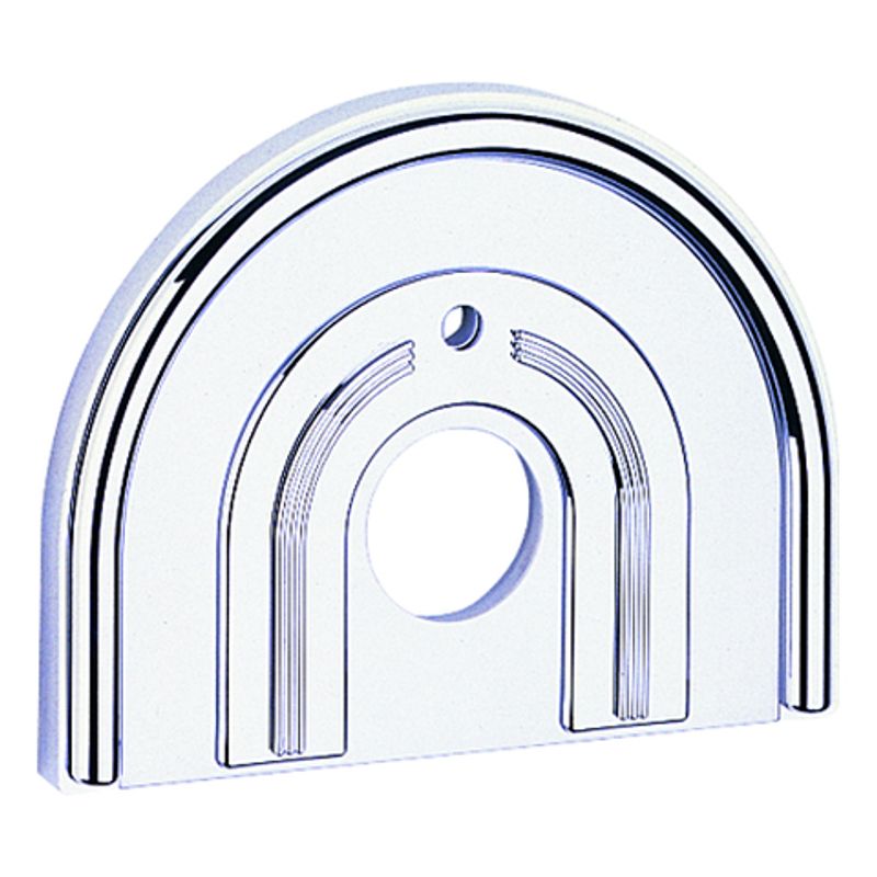 Grohe Rosette für Wannen Einhandmischer FMS, Chiara, weiss / gold, 235 x 181 mm, Farbe grau Bild 1