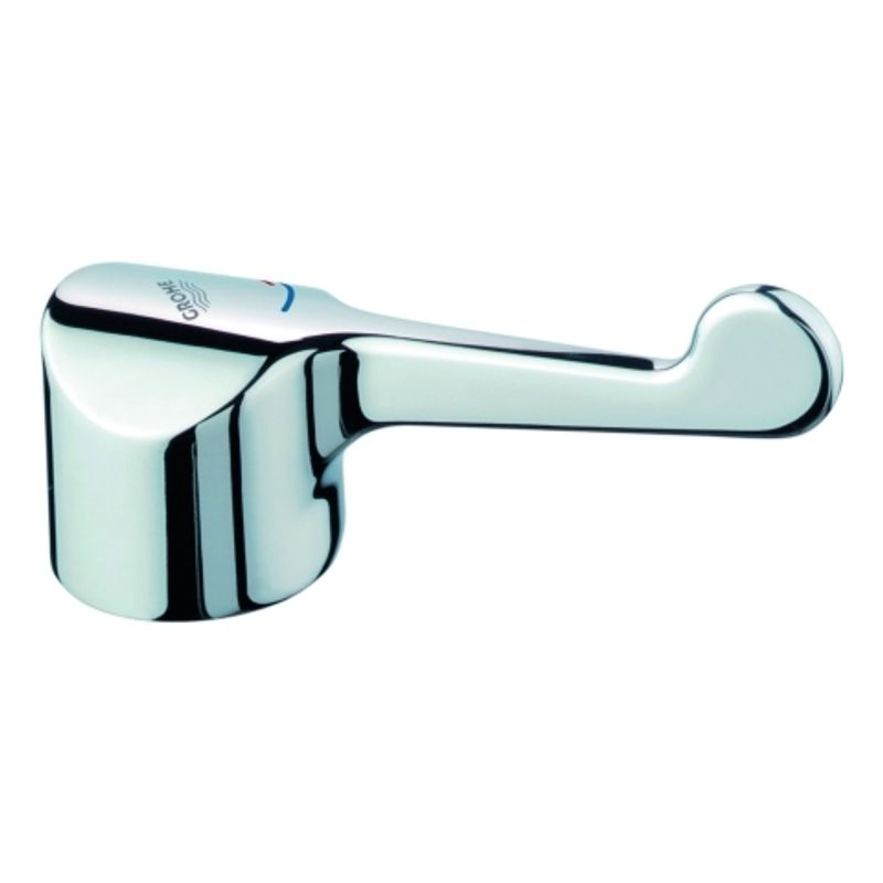 Grohe Hebel, Länge 120 mm, für Euröco Spezial WT-Batterie, Farbe silberfarben Bild 1