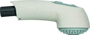 Grohe Spülbrause mit Mousseur / Brausestrahl für Zedra / Europlus, Länge 154 mm, granicreme Bild 1