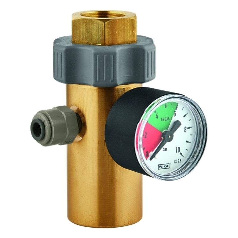 Grohe Druckanzeiger, für, inklusive Adapter, Farbe blau Bild 1
