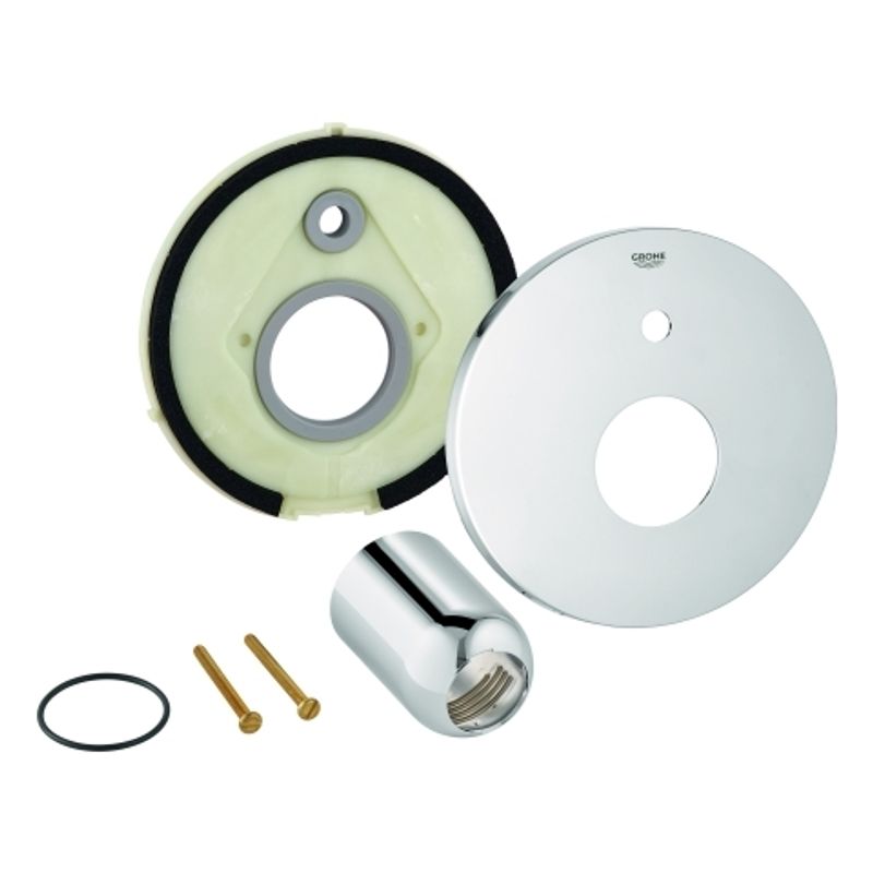 Grohe Rosette, Farbe silberfarben Bild 1