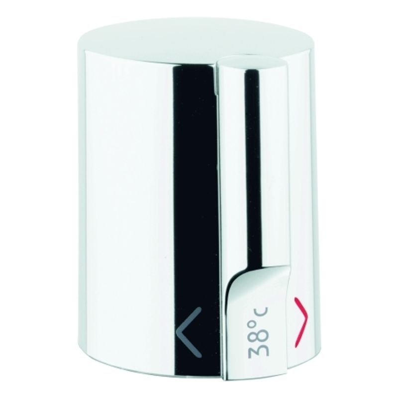 Grohe Temperaturwaehlgriff, für Wanne / Brause, Tenso, Farbe silberfarben Bild 1
