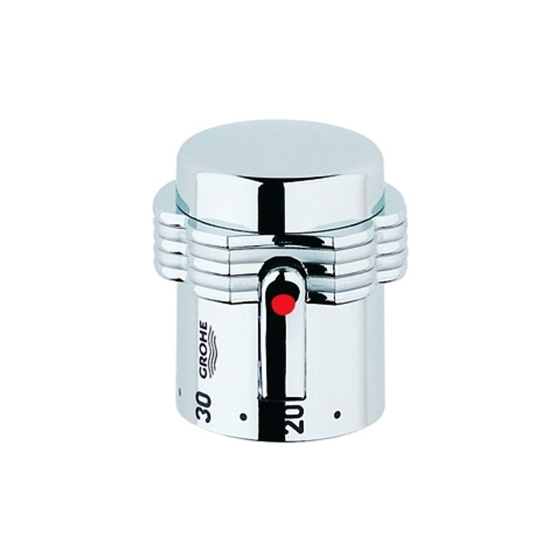 Grohe Temperaturwaehlgriff für Thermostat Batterie Clova, chrom, Farbe silberfarben Bild 1