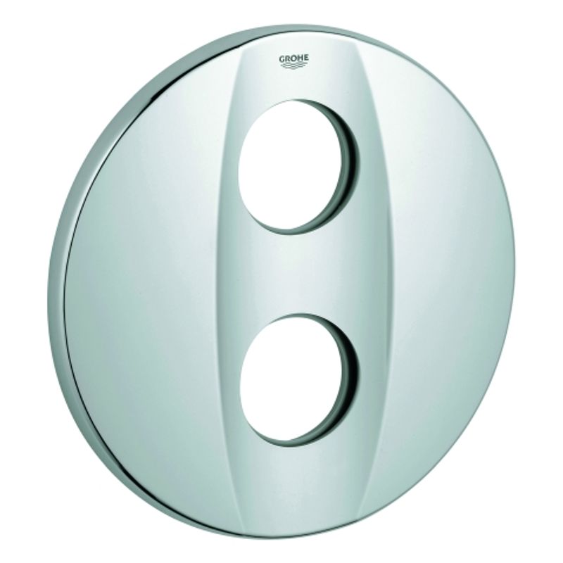 Grohe Rosette f.Grohtherm 3000 FMS, Farbe silberfarben Bild 1