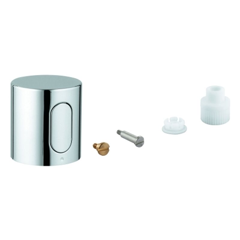 Grohe Temperaturwaehlgriff, für Unterputz-Armaturen, Farbe silberfarben Bild 1