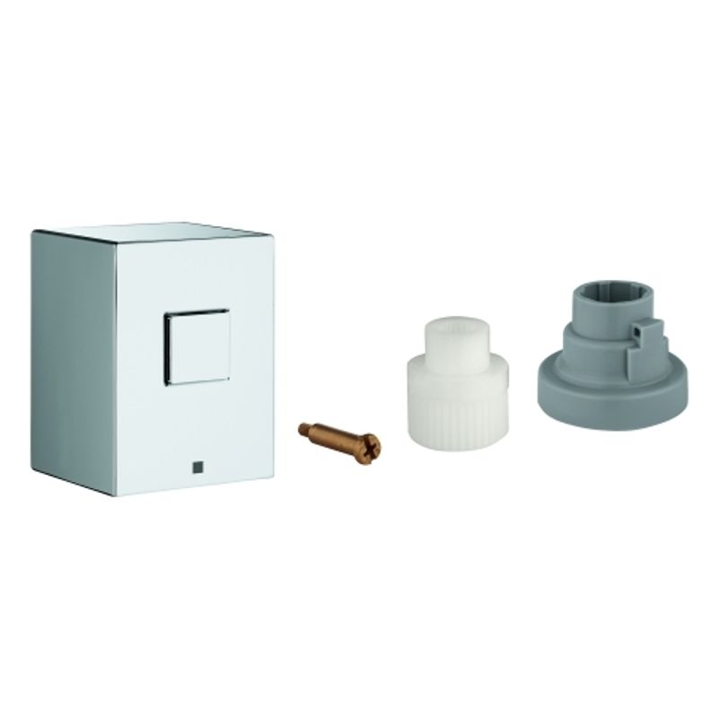 Grohe Absperrgriff für Grohthem Cube THM- Brausebatterie, Wandmontage, Farbe silberfarben Bild 1
