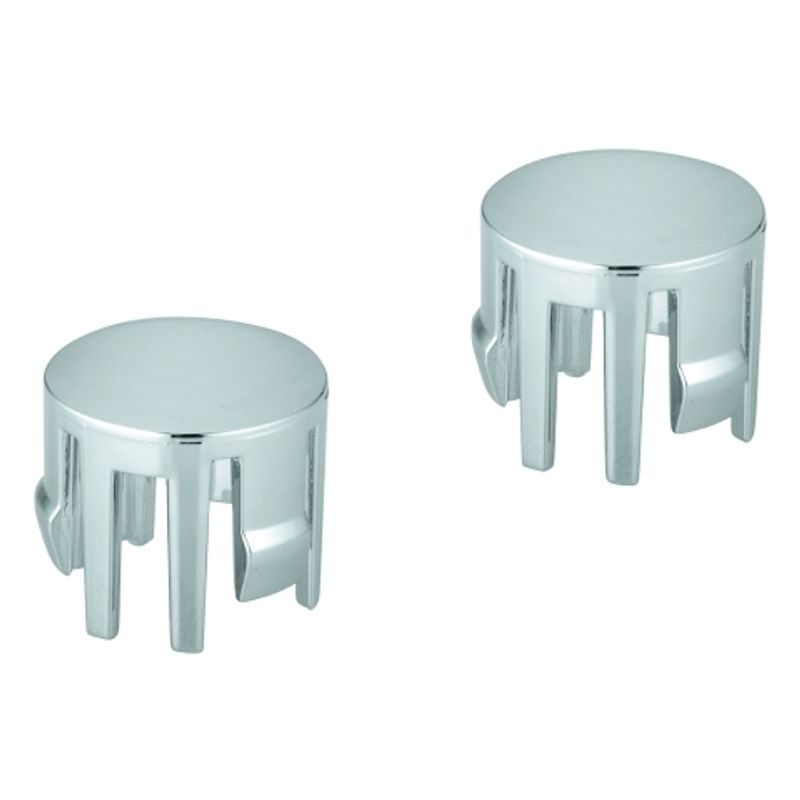 Grohe Abdeckkappe, für Grohtherm 1000 Griffe, 2 Stück, Farbe silberfarben Bild 1