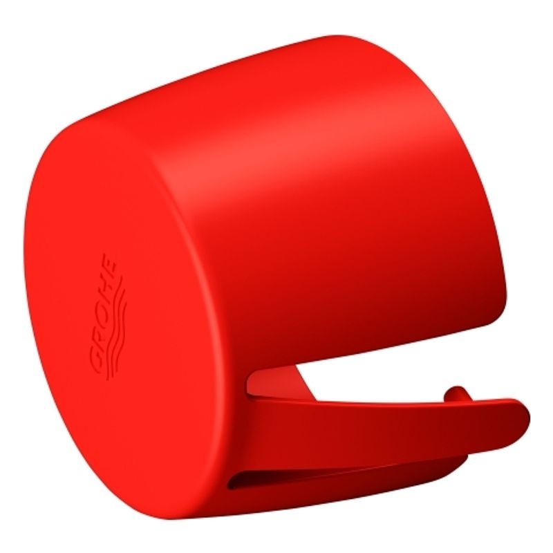Grohe Temperatur-Entriegelungsgriff, für Grohtherm Special, Farbe rot Bild 1