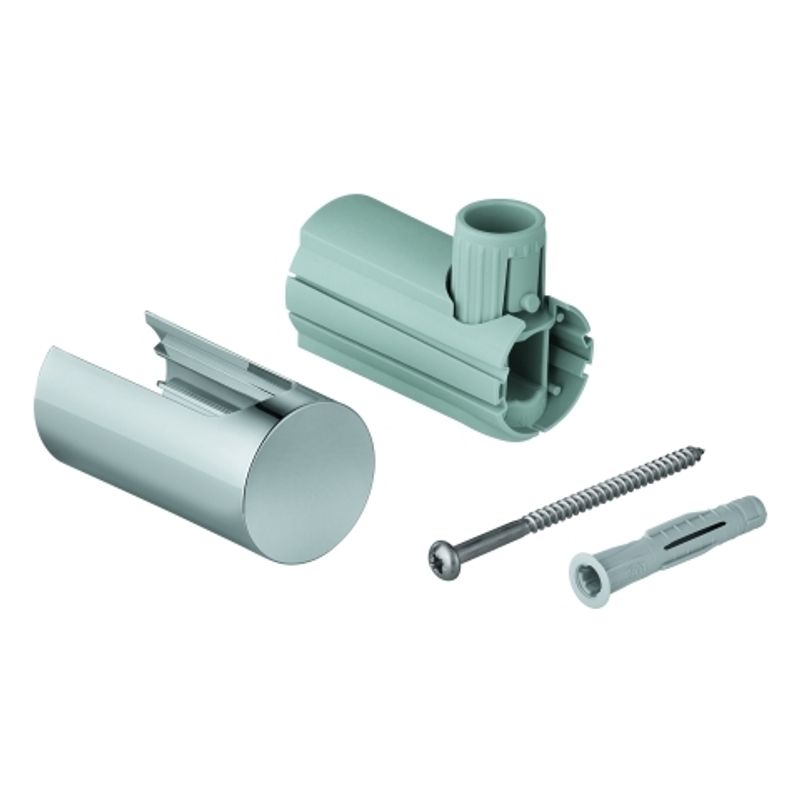 Grohe Brausestangenhalter, Farbe silberfarben Bild 1