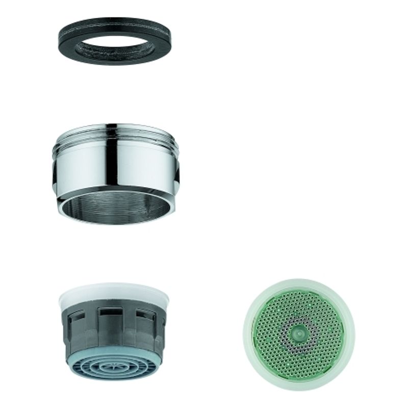 Grohe Mousseur chrom Aussengewinde M 24 x 1, Farbe silberfarben Bild 1
