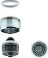 Grohe Grohe Blue Mousseur, mit Aussengewinde M, Dual Strahlregler Blue, 24 x 1 mm, Farbe silberfarben Bild 1