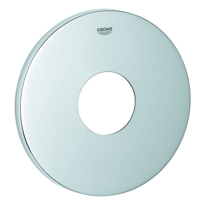 Grohe Rosette, für Einhebel-Waschtischmischer-Fetigmontagesets, rund, Metall, FastFixation, Farbe silberfarben Bild 1